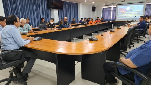 เทศบาลนครแม่สอด จัดประชุมฝ่ายป้องกันและบรรเทาสาธารณภัยฯ ประจำเดือน มีนาคม 2568