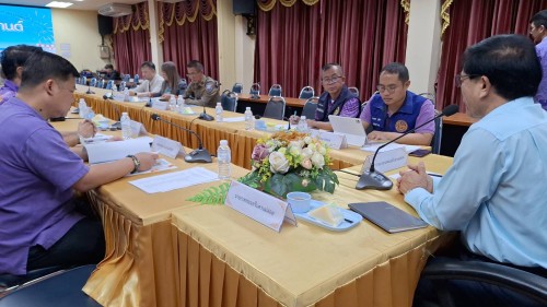 ทน.แม่สอด  ประชุมหารือเพื่อเตรียมความพร้อมกำหนดพื้นที่ Zoning ในการเล่นน้ำช่วงเทศกาลสงกรานต์ พ.ศ. 2568