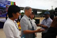 เทศบาลนครแม่สอดเข้าร่วมกิจกรรมโครงการเพิ่มความสัมพันธ์ระหว่างประเทศด้านความมั่นคง ประจำปี 2560 ครบรอบ 20 ปี สะพานมิตรภาพไทย-เมียนมา(แห่งที่1)