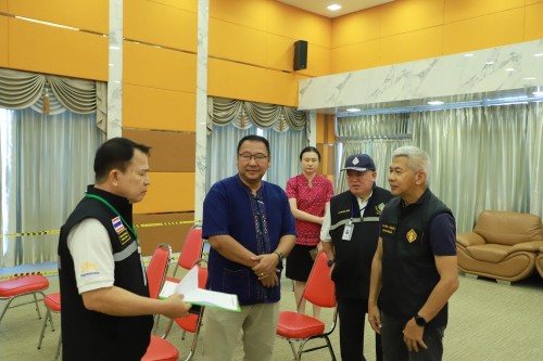 ทน.แม่สอด ให้การต้อนรับผู้ตรวจการเลือกตั้งประจำจังหวัดตาก ลงพื้นที่ตรวจเยี่ยม ติดตามการรับสมัครรับเลือกตั้งสมาชิกสภาเทศบาลนครแม่สอด และนายกเทศมนตรีนครแม่สอด