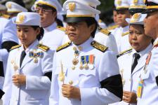 เทศบาลนครแม่สอด เข้าร่วมพิธีถวายดอกไม้จันทน์ ในพระราชพิธีถวายพระเพลิงพระบรมศพ พระบาทสมเด็จพระปรมินทรมหาภูมิพลอดุลยเดช บรมนาถบพิตร