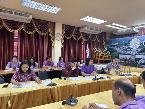 ทน.แม่สอด จัดประชุมคณะกรรมการส่งมอบหีบบัตรเลือกตั้ง คณะกรรมการรับหีบบัตรเลือกตั้ง คณะกรรมการรวมผลคะแนนเลือกตั้ง การเลือกตั้งสมาชิกสภาเทศบาลนครแม่สอด และนายกเทศมนตรีนครแม่สอด