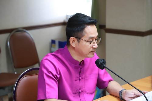 ทน.แม่สอด จัดประชุมซักซ้อมการเดินรณรงค์เชิญชวนประชาชนไปใช้สิทธิเลือกตั้งสมาชิกสภาเทศบาลนครแม่สอด และนายกเทศมนตรีนครแม่สอด