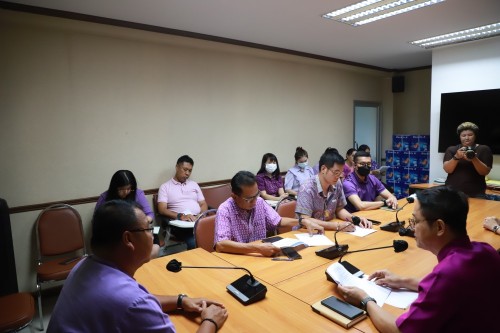 ทน.แม่สอด จัดประชุมซักซ้อมการเดินรณรงค์เชิญชวนประชาชนไปใช้สิทธิเลือกตั้งสมาชิกสภาเทศบาลนครแม่สอด และนายกเทศมนตรีนครแม่สอด