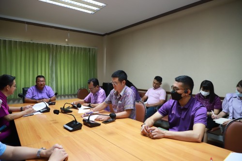 ทน.แม่สอด จัดประชุมซักซ้อมการเดินรณรงค์เชิญชวนประชาชนไปใช้สิทธิเลือกตั้งสมาชิกสภาเทศบาลนครแม่สอด และนายกเทศมนตรีนครแม่สอด