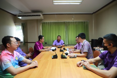 ทน.แม่สอด จัดประชุมซักซ้อมการเดินรณรงค์เชิญชวนประชาชนไปใช้สิทธิเลือกตั้งสมาชิกสภาเทศบาลนครแม่สอด และนายกเทศมนตรีนครแม่สอด