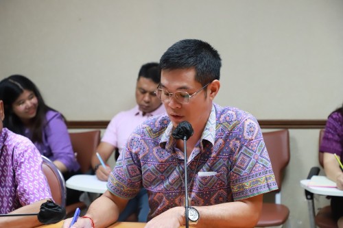 ทน.แม่สอด จัดประชุมซักซ้อมการเดินรณรงค์เชิญชวนประชาชนไปใช้สิทธิเลือกตั้งสมาชิกสภาเทศบาลนครแม่สอด และนายกเทศมนตรีนครแม่สอด