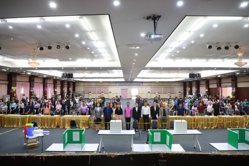 ทน.แม่สอด จัดการอบรมคณะกรรมการประจำหน่วยเลือกตั้ง และเจ้าหน้าที่รักษาความปลอดภัยประจำสถานที่เลือกตั้ง ในการเลือกตั้งนายกเทศมนตรี และสมาชิกสภาเทศบาลนครแม่สอด