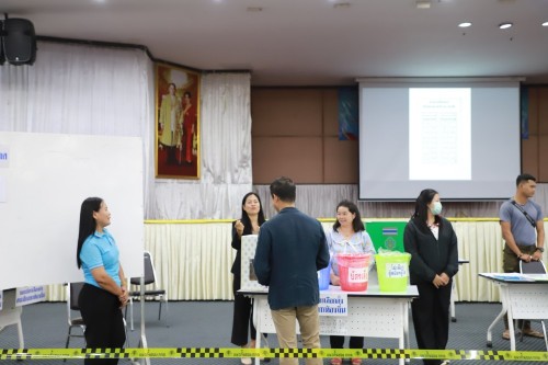 ทน.แม่สอด จัดการอบรมคณะกรรมการประจำหน่วยเลือกตั้ง และเจ้าหน้าที่รักษาความปลอดภัยประจำสถานที่เลือกตั้ง ในการเลือกตั้งนายกเทศมนตรี และสมาชิกสภาเทศบาลนครแม่สอด
