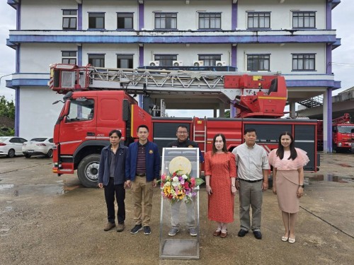 ทน.แม่สอด จัดพิธีเปิดศูนย์อำนวยการเฉพาะกิจ ป้องกันและแก้ไขปัญหาอุทกภัย วาตภัย ดินโคลนถล่ม ในเขตพื้นที่เทศบาลนครแม่สอด พ.ศ.2568