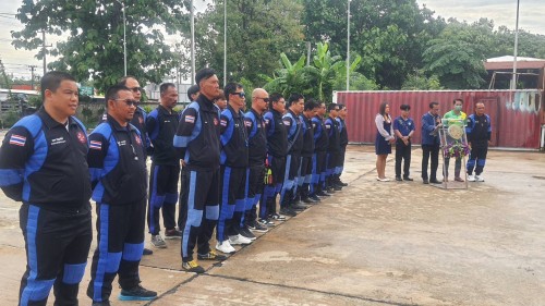 ทน.แม่สอด จัดพิธีเปิดศูนย์อำนวยการเฉพาะกิจ ป้องกันและแก้ไขปัญหาอุทกภัย วาตภัย ดินโคลนถล่ม ในเขตพื้นที่เทศบาลนครแม่สอด พ.ศ.2568