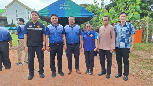 เทศบาลนครแม่สอด ร่วมพิธีเปิดการแข่งขันกีฬา - กรีฑานักเรียน เยาวชน หรือประชาชน ระดับอำเภอ ประจำปีงบประมาณ พ.ศ. 2568 ครั้งที่ 1 อำเภอแม่สอด	