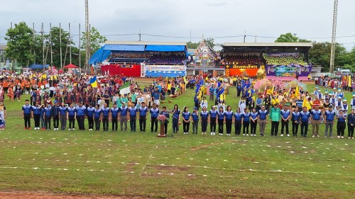 เทศบาลนครแม่สอด ร่วมพิธีเปิดการแข่งขันกีฬา - กรีฑานักเรียน เยาวชน หรือประชาชน ระดับอำเภอ ประจำปีงบประมาณ พ.ศ. 2568 ครั้งที่ 1 อำเภอแม่สอด	