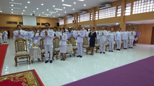 เทศบาลนครแม่สอด เข้าร่วมพิธีเจริญพระพุทธมนต์และพิธีทำบุญตักบาตรถวายพระราชกุศล เนื่องในโอกาสวันเฉลิมพระชนมพรรษา สมเด็จพระนางเจ้าฯ พระบรมราชินี 3 มิถุนายน 2568