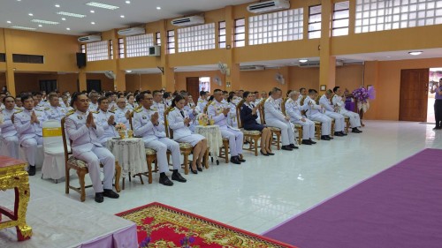 เทศบาลนครแม่สอด เข้าร่วมพิธีเจริญพระพุทธมนต์และพิธีทำบุญตักบาตรถวายพระราชกุศล เนื่องในโอกาสวันเฉลิมพระชนมพรรษา สมเด็จพระนางเจ้าฯ พระบรมราชินี 3 มิถุนายน 2568