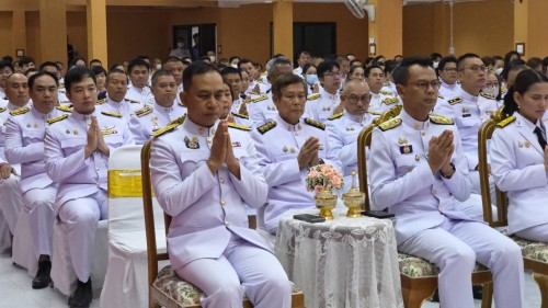 เทศบาลนครแม่สอด เข้าร่วมพิธีเจริญพระพุทธมนต์และพิธีทำบุญตักบาตรถวายพระราชกุศล เนื่องในโอกาสวันเฉลิมพระชนมพรรษา สมเด็จพระนางเจ้าฯ พระบรมราชินี 3 มิถุนายน 2568