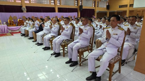 เทศบาลนครแม่สอด เข้าร่วมพิธีเจริญพระพุทธมนต์และพิธีทำบุญตักบาตรถวายพระราชกุศล เนื่องในโอกาสวันเฉลิมพระชนมพรรษา สมเด็จพระนางเจ้าฯ พระบรมราชินี 3 มิถุนายน 2568