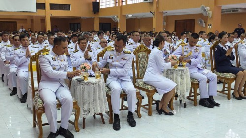 เทศบาลนครแม่สอด เข้าร่วมพิธีเจริญพระพุทธมนต์และพิธีทำบุญตักบาตรถวายพระราชกุศล เนื่องในโอกาสวันเฉลิมพระชนมพรรษา สมเด็จพระนางเจ้าฯ พระบรมราชินี 3 มิถุนายน 2568
