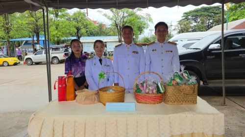 เทศบาลนครแม่สอด เข้าร่วมพิธีเจริญพระพุทธมนต์และพิธีทำบุญตักบาตรถวายพระราชกุศล เนื่องในโอกาสวันเฉลิมพระชนมพรรษา สมเด็จพระนางเจ้าฯ พระบรมราชินี 3 มิถุนายน 2568
