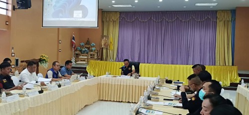 ทน.แม่สอด เข้าร่วมการประชุมคณะกรรมการศูนย์ปฏิบัติการป้องกันและปราบปรามยาเสพติด อำเภอแม่สอด (ศป.ปส.อ.แม่สอด)