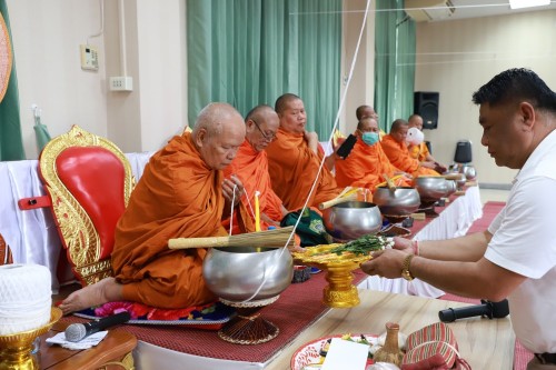 เทศบาลนครแม่สอด จัดพิธีทำบุญสืบชะตาเทศบาลนครแม่สอด