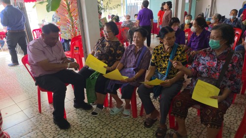 เทศบาลนครแม่สอด เข้าร่วมการประชุมผู้สูงอายุ ชุมชนสันต้นปิน ประจำเดือน มิถุนายน พ.ศ.2568 