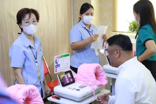 ทน.แม่สอด ตรวจสุขภาพประจำปี 2568 แก่พนักงานและพนักงานจ้าง ในสังกัดเทศบาลนครแม่สอด
