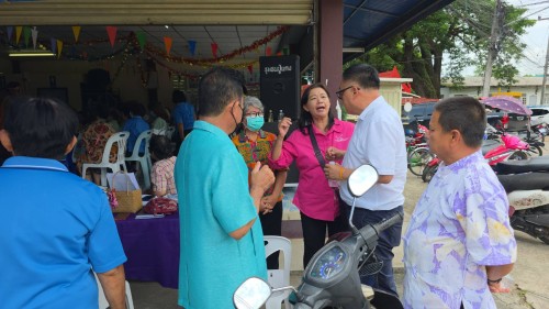 ทน.แม่สอด เข้าร่วมการจัดกิจกรรมนันทนาการและการประชุมผู้สูงอายุชุมชนปู่แดง ประจำเดือน มิถุนายน 2568