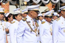 เทศบาลนครแม่สอด เข้าร่วมพิธีถวายดอกไม้จันทน์ ในพระราชพิธีถวายพระเพลิงพระบรมศพ พระบาทสมเด็จพระปรมินทรมหาภูมิพลอดุลยเดช บรมนาถบพิตร