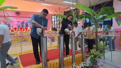 ทน.แม่สอด เข้าร่วมการจัดกิจกรรมหล่อเทียนจำนำพรรษา โรงเรียนเทศบาลวัดดอนแก้ว ประจำปีการศึกษา 2568