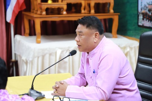 เทศบาลนครแม่สอด ประชุมมอบนโยบายแนวทางการทำงานให้แก่ กองช่างสุขาภิบาล