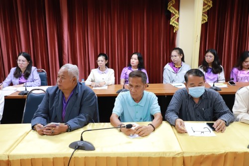 เทศบาลนครแม่สอด ประชุมมอบนโยบายแนวทางการทำงานให้แก่ กองช่างสุขาภิบาล