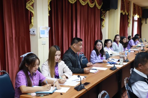 เทศบาลนครแม่สอด ประชุมมอบนโยบายแนวทางการทำงานให้แก่ กองช่างสุขาภิบาล