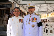 เทศบาลนครแม่สอด เข้าร่วมพิธีถวายดอกไม้จันทน์ ในพระราชพิธีถวายพระเพลิงพระบรมศพ พระบาทสมเด็จพระปรมินทรมหาภูมิพลอดุลยเดช บรมนาถบพิตร