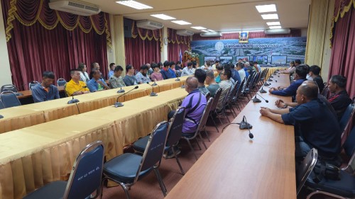เทศบาลนครแม่สอด ประชุมมอบนโยบายแนวทางการทำงานให้แก่ กองช่าง