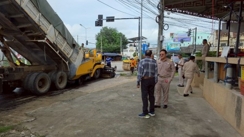 ทน.แม่สอด ลงพื้นที่ตรวจสอบความเรียบร้อย โครงการพัฒนาตามผังเมืองรวมเมืองแม่สอด อำเภอแม่สอด จังหวัดตาก ระยะที่ 2 