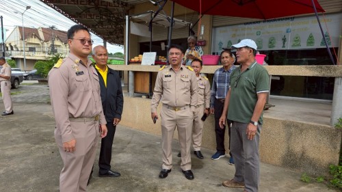 ทน.แม่สอด ลงพื้นที่ตรวจสอบความเรียบร้อย โครงการพัฒนาตามผังเมืองรวมเมืองแม่สอด อำเภอแม่สอด จังหวัดตาก ระยะที่ 2 
