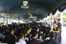 เทศบาลนครแม่สอด เข้าร่วมพิธีถวายดอกไม้จันทน์ ในพระราชพิธีถวายพระเพลิงพระบรมศพ พระบาทสมเด็จพระปรมินทรมหาภูมิพลอดุลยเดช บรมนาถบพิตร