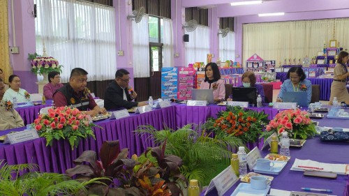 ทน.แม่สอด ร่วมให้การต้อนรับคณะกรรมการการประเมินคุณภาพภายนอก (สมศ.) โรงเรียนเทศบาลวัดบุญญาวาส 