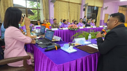 ทน.แม่สอด ร่วมให้การต้อนรับคณะกรรมการการประเมินคุณภาพภายนอก (สมศ.) โรงเรียนเทศบาลวัดบุญญาวาส 
