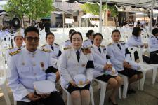 เทศบาลนครแม่สอด เข้าร่วมพิธีถวายดอกไม้จันทน์ ในพระราชพิธีถวายพระเพลิงพระบรมศพ พระบาทสมเด็จพระปรมินทรมหาภูมิพลอดุลยเดช บรมนาถบพิตร