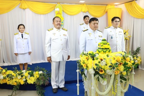 ทน.แม่สอด จัดให้มีการบันทึกเทปถวายพระพรชัยมงคล เนื่องในโอกาส มหามงคลที่พระบาทสมเด็จพระเจ้าอยู่หัว ทรงเจริญพระชนมพรรษา 73 พรรษา
