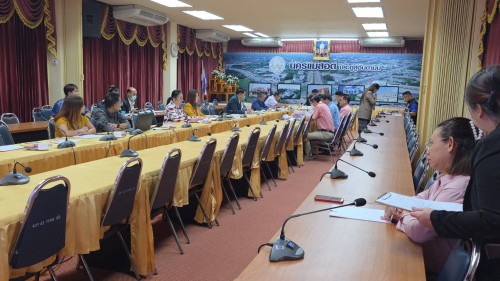 เทศบาลนครแม่สอด จัดประชุมคณะกรรมการช่วยเหลือประชาชนขององค์กรปกครองส่วนท้องถิ่น เทศบาลนครแม่สอด