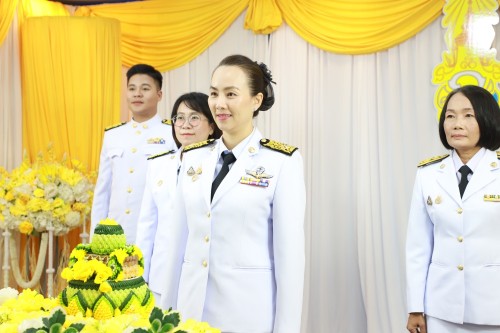 ทน.แม่สอด จัดให้มีการบันทึกเทปถวายพระพรชัยมงคลเนื่องในโอกาส มหามงคลที่พระบาทสมเด็จพระเจ้าอยู่หัวทรงเจริญพระชนมพรรษา 73 พรรษา