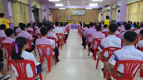 ทน.แม่สอด ร่วมพิธีเปิดโครงการอบรมให้ความรู้การป้องกันแก้ไขปัญหายาเสพติดในชุมชนบ้านเหนือสามัคคี