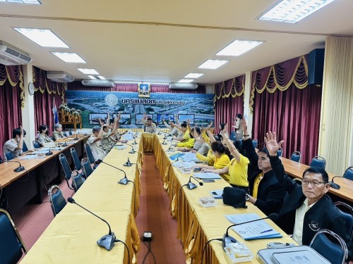 เทศบาลนครแม่สอด จัดประชุมคณะกรรมการพัฒนาเทศบาลนครแม่สอด