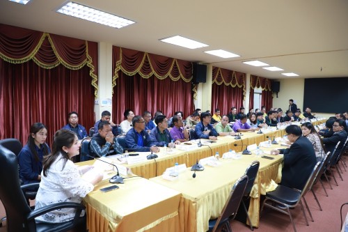 ทน.แม่สอด เข้าร่วมประชุมการจัดทำแผนการใช้เครื่องจักรกลขององค์การบริหารส่วนจังหวัด เพื่อการพัฒนาโครงสร้างพื้นฐาน ในปีงบประมาณ พ.ศ. 2569