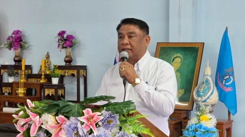 ทน.แม่สอด ร่วมพิธีเปิดโครงการอบรมให้ความรู้  การป้องกันแก้ไขปัญหายาเสพติดในชุมชนร่วมแรง
