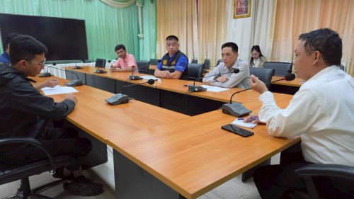 ทน.แม่สอด ประชุมติดตามความคืบหน้างานโครงการนำสายไฟฟ้าสายเคเบิลลงใต้ดิน ร่วมกับการไฟฟ้าส่วนภูมิภาคอำเภอแม่สอด