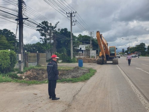 ทน.แม่สอด ลงพื้นที่ติดตามความคืบหน้างานขุดลอกคลองสาธารณะ เพื่อแก้ไขปัญหาน้ำท่วมขังในเขตเทศบาลนครแม่สอด ร่วมกับองค์การบริหารส่วนจังหวัดตาก 